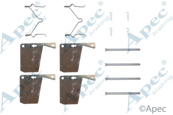 APEC BRAKING Lisakomplekt, ketaspiduriklotsid KIT253